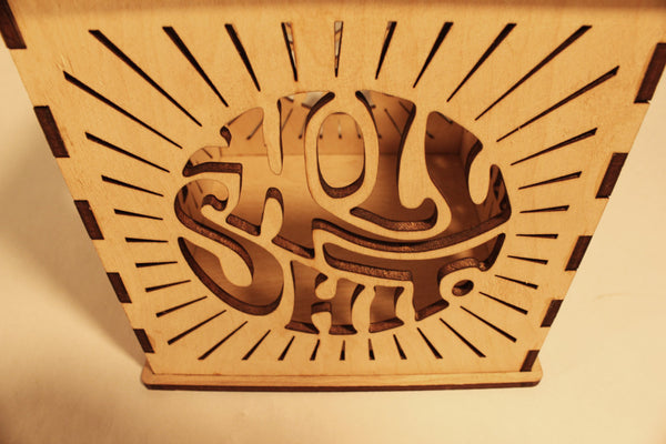 Holy Sh*t - Candle Holder - Etch Pros.. Laser Craft Studios
