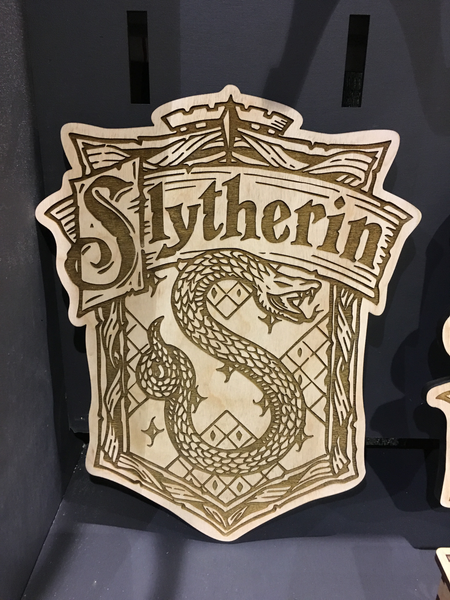 Hp plaque - slytherin - Etch Pros.. Laser Craft Studios