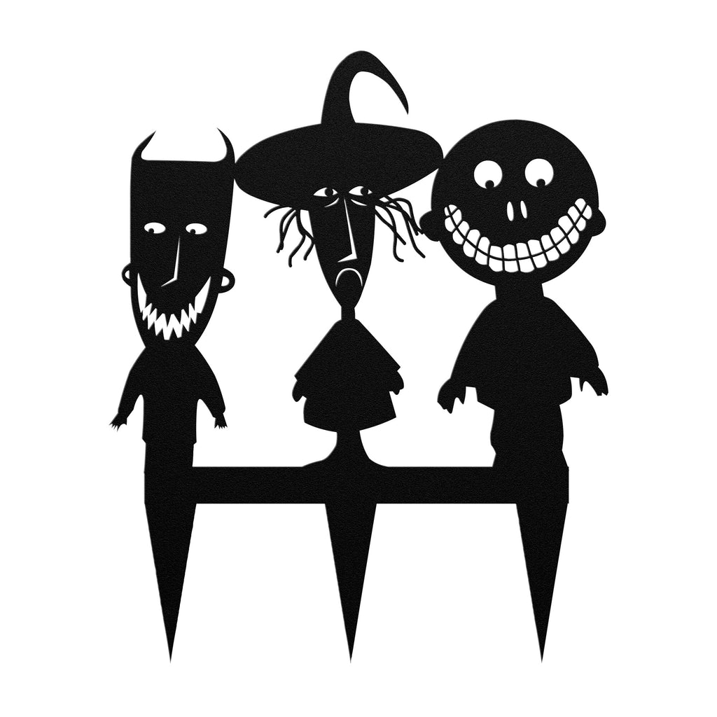 3 Spooky Kids - Lawn Art