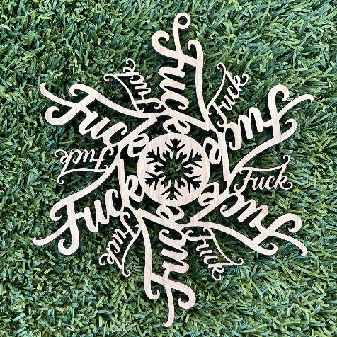 F*ckFlake Snowflake -  Ornament