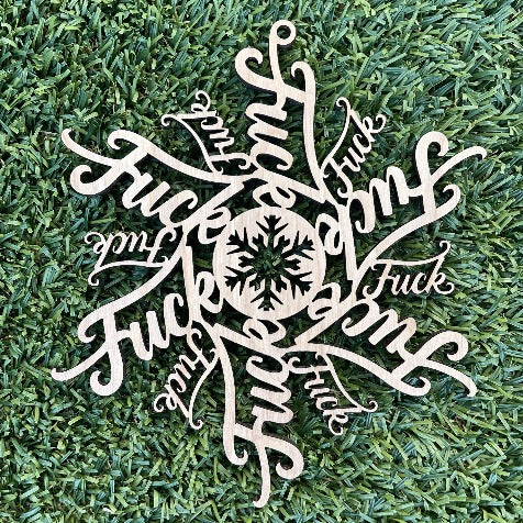 F*ckFlake Snowflake -  Ornament