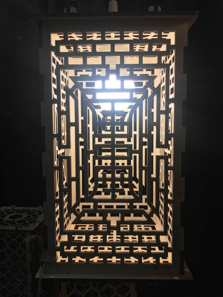 Asian Patterned Lantern - Etch Pros.. Laser Craft Studios