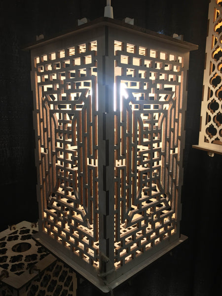 Asian Patterned Lantern - Etch Pros.. Laser Craft Studios