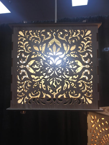 Art Nouveau Lantern - Etch Pros.. Laser Craft Studios