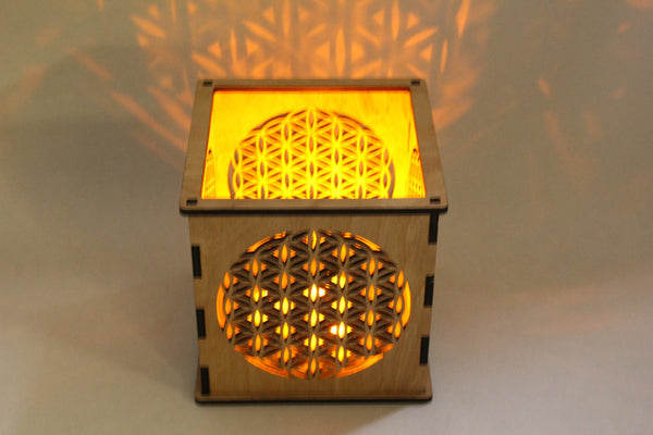 Flower of Life - Candle Holder - Etch Pros.. Laser Craft Studios