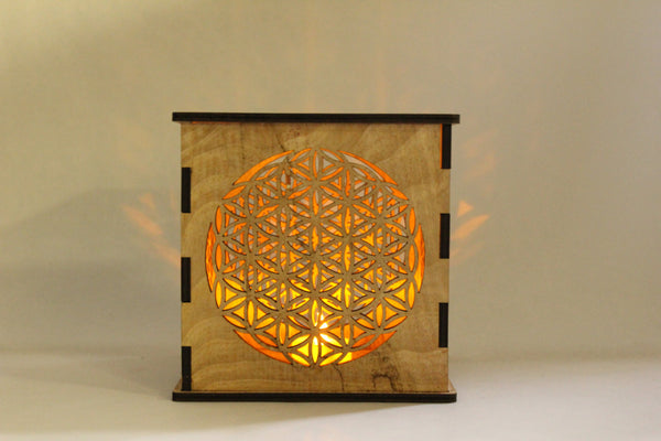 Flower of Life - Candle Holder - Etch Pros.. Laser Craft Studios