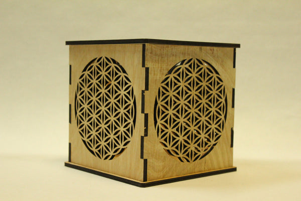 Flower of Life - Candle Holder - Etch Pros.. Laser Craft Studios