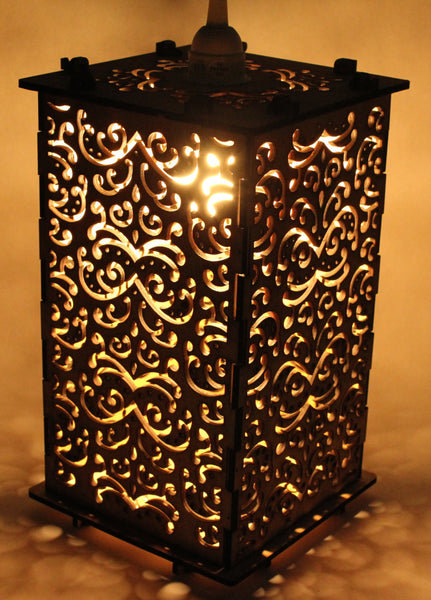 Filigree Patterned Lantern - Etch Pros.. Laser Craft Studios