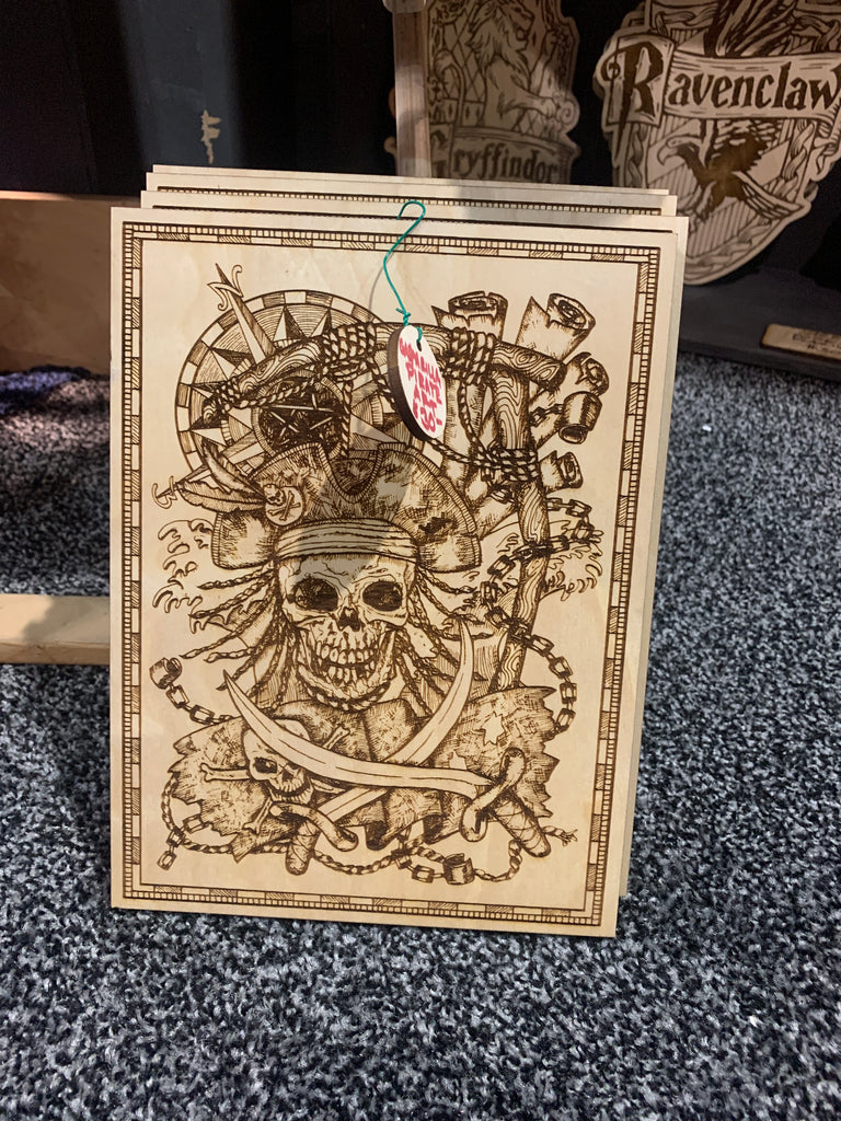 Small pirate etching - Etch Pros.. Laser Craft Studios